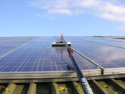 Solar panel cleaning in Essex